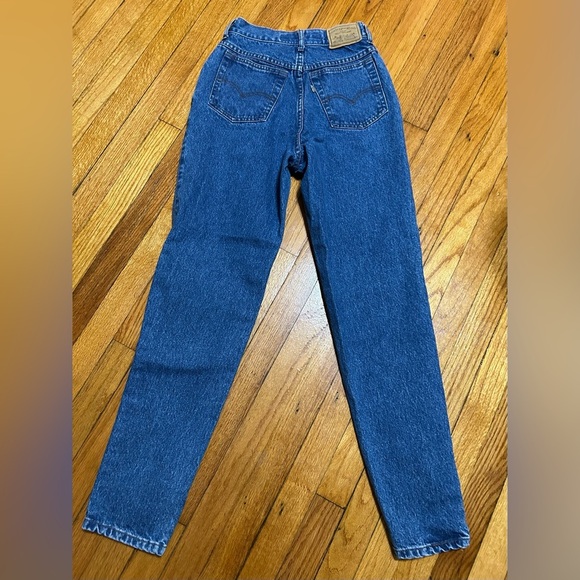 Vintage vtg Levi’s 900 Series SIZE 9 High Rise Slim Ankle Jeans Runs Small - Picture 8 of 10